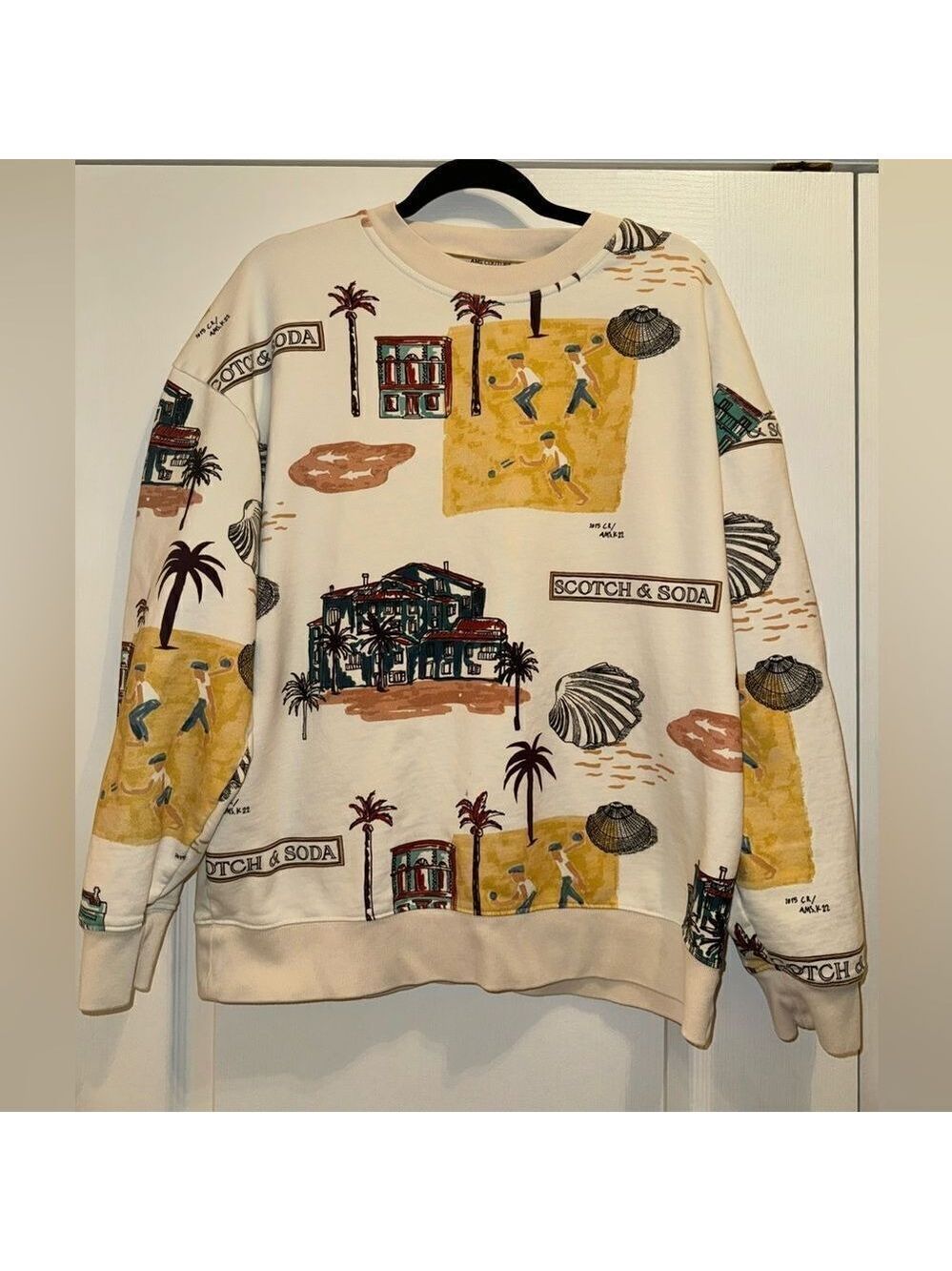 Oversized Scotch & Soda Crewneck Pullover